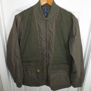 Beretta Jacket Men's XL Green Full Zip Hooded Shooting Hunting Windblocker